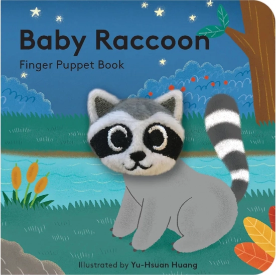 Handpuppen-Buch Junges Waschbärchen