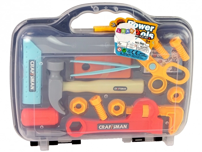 Werkzeugkoffer für Kinder mit Hammer