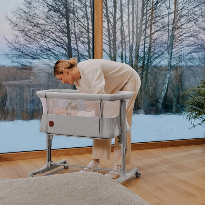 Lionelo Babybett Aurora 3-in-1 Grau Graphit