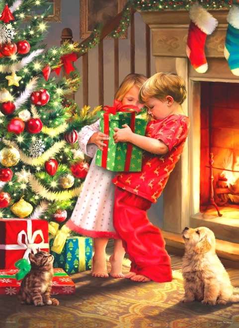 Puzzle EUROGRAPHICS Weihnachtsüberraschung 1000 Teile