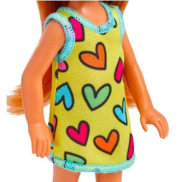 Barbie Chelsea Puppe mit Herzkleid