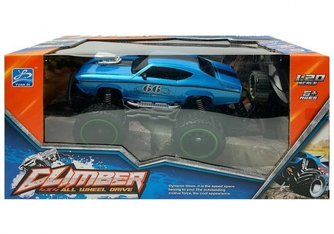 Fernbedienung Auto Offroad Hohes Rad Blau