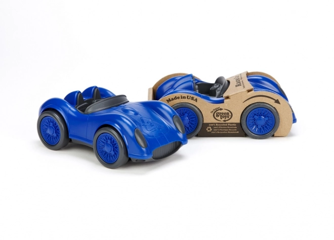 Blaues Rennwagen von Green Toys