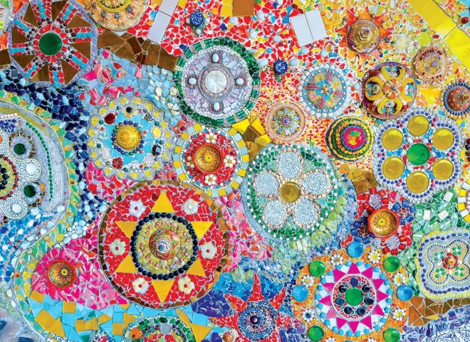 Thailändisches Mosaik Puzzle 1000 Teile von EUROGRAPHICS
