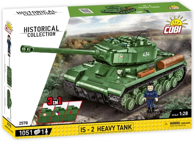 Cobi Zweiter Weltkrieg Panzer IS-2 Modellbausatz