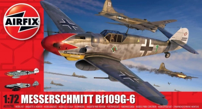 Plastikmodell Messerschmitt BF109G-6 im Maßstab 1:72