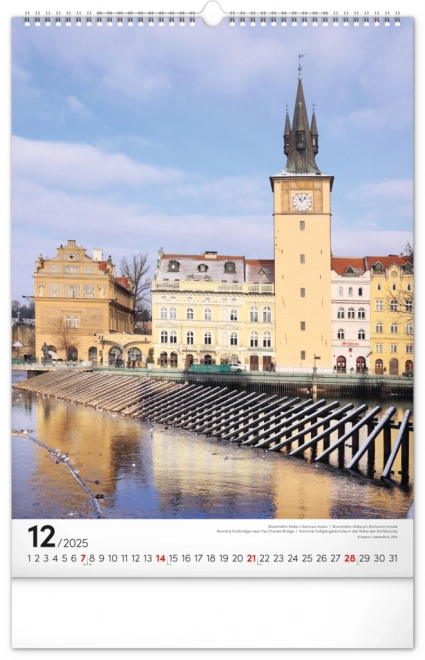 Wandkalender Prag 2025