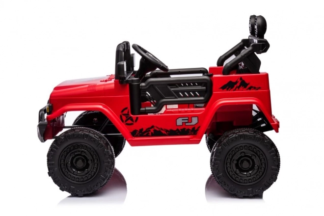 Rotes elektrisches Geländewagen-Spielzeug