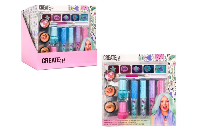 Glitzer-Make-up-Set Meerjungfrau von Creat It!