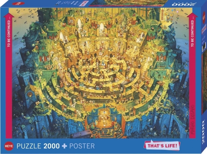 Puzzle HEYE That's Life: Tief 2000 Teile