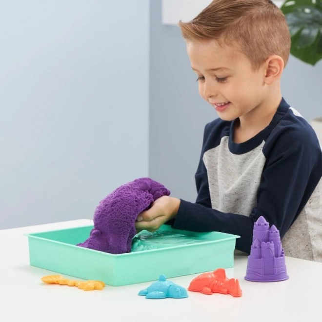 Kinetic Sand Sandbox Set Lila