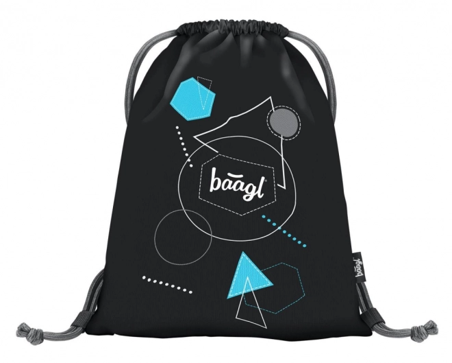 BAAGL Schuhbeutel Grafik Schwarz