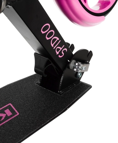 Faltbarer City-Roller für Kinder mit großen Rädern (200 mm) – rosa