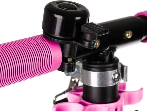 Faltbarer City-Roller für Kinder mit großen Rädern (200 mm) – rosa