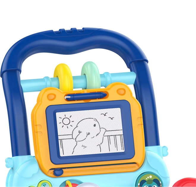 Interaktiver Baby Lauflernwagen mit Sound und Magnettafel
