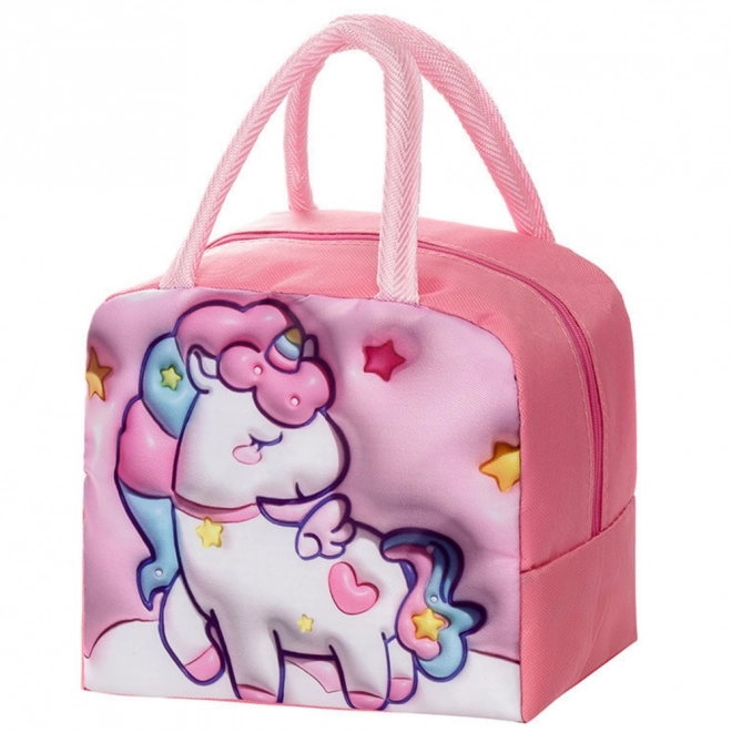Kinder Thermotasche für das Mittagessen Einhorn, rosa