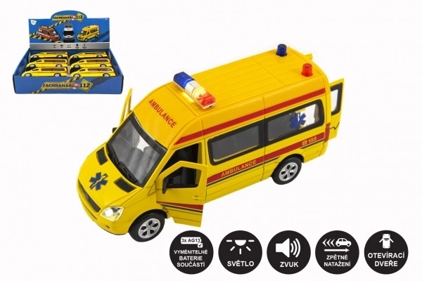 Auto Ambulanz Kov/Plast 15cm