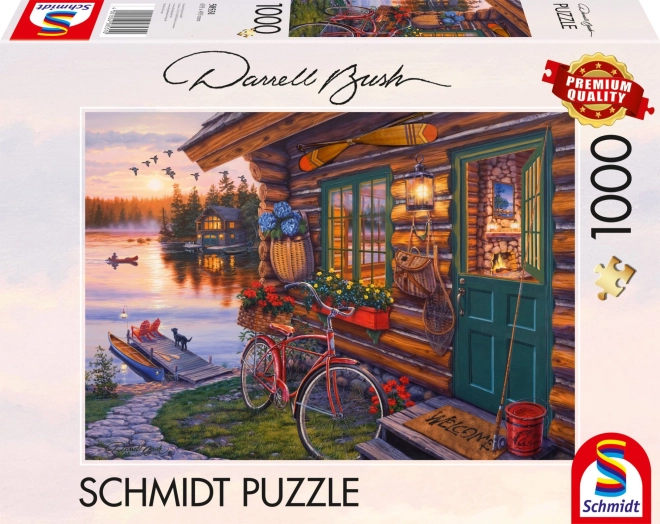 Schmidt Puzzle Hütte am See 1000 Teile