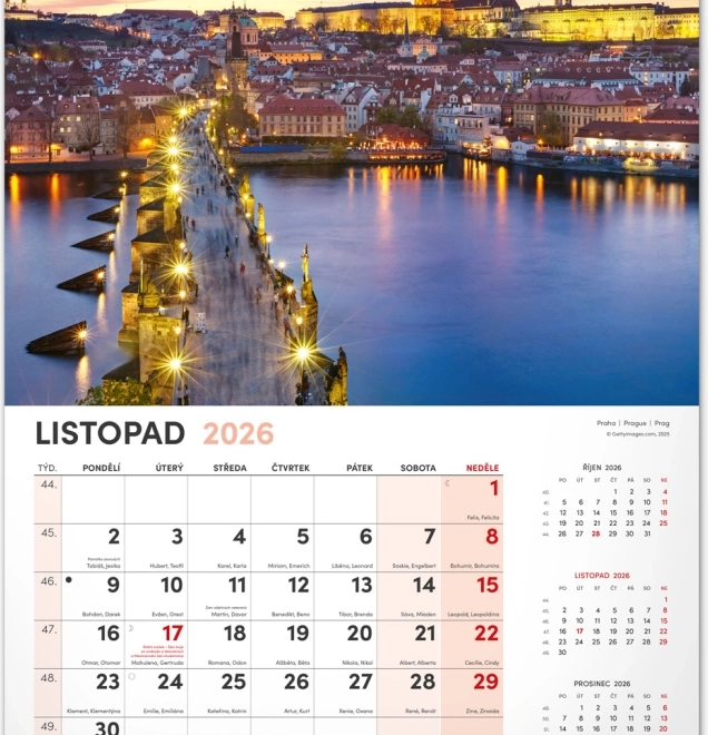 Wandkalender Mein Land 2026