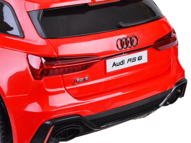 Elektroauto für Kinder Audi RS 6 – Rot