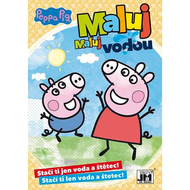 Malbuch A5 Zauberhafte Malen mit Wasser Peppa Pig