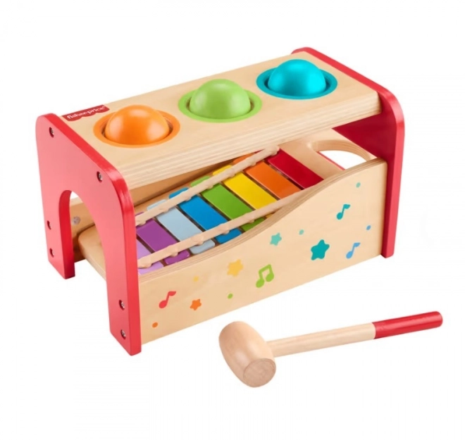 Hölzernes musikalisches Spielzeug Becken