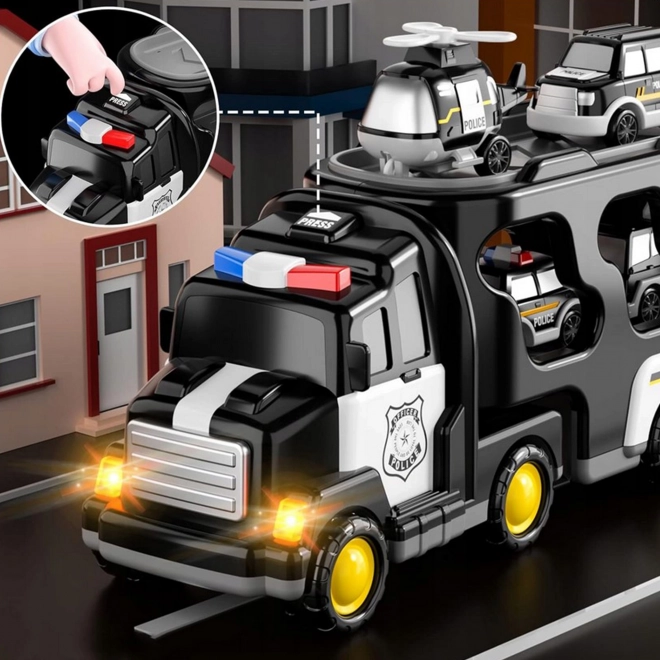 Woopie policia abschleppwagen set