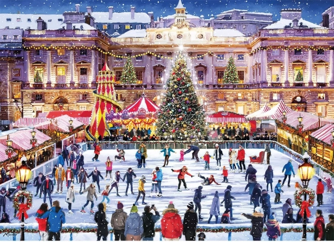 Puzzle Eislaufen bei Somerset House 1000 Teile