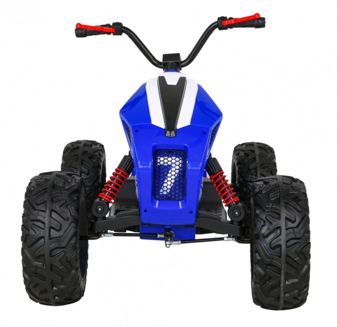 Lucky Seven Batterie Quad Blau + EVA Räder + Langsamer Start + LED + MP3 USB