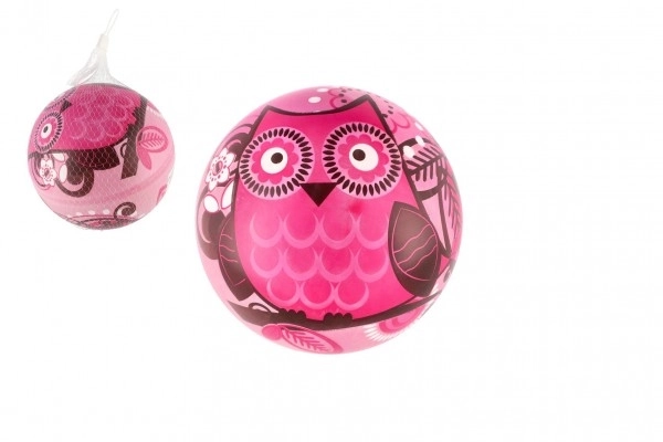 Aufgepumpter Eulenball aus Vinyl 22 cm