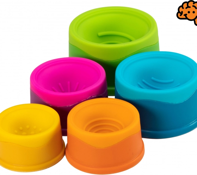 Dimpl Stack Stapelhütchen von Fat Brain