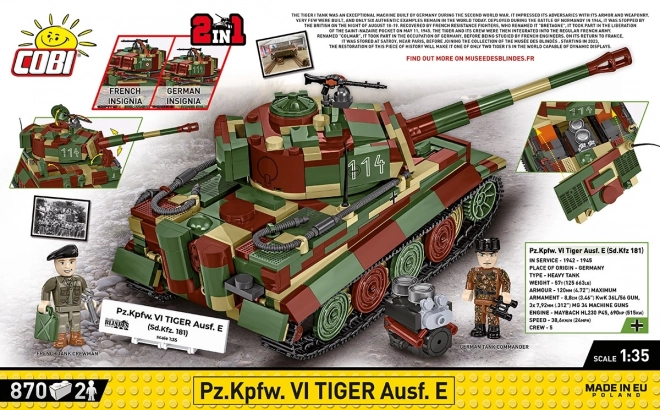 Konstruktionsset Panzer Tiger I