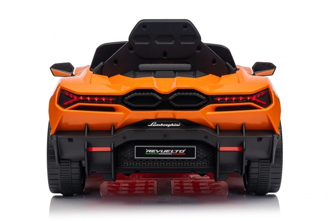 Kinder Elektroauto Lamborghini Revuelto orange