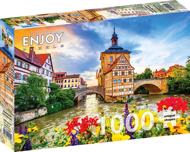 Puzzle Altes Stadtzentrum von Bamberg Deutschland 1000 Teile