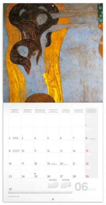 Notizkalender Gustav Klimt 2025