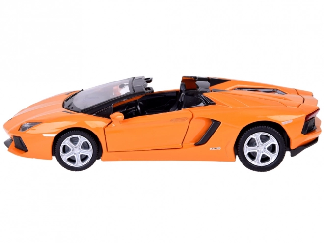 Metallauto Lamborghini Aventador Roadster Modell Interaktiv