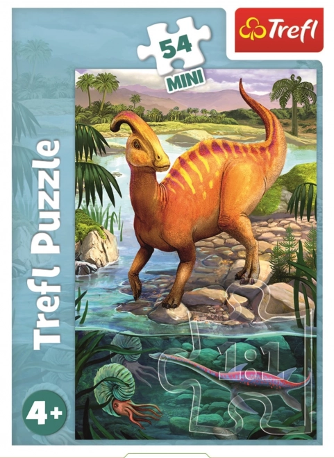 TREFL Puzzle Erstaunliche Dinosaurier: Parasaurolophus 54 Teile