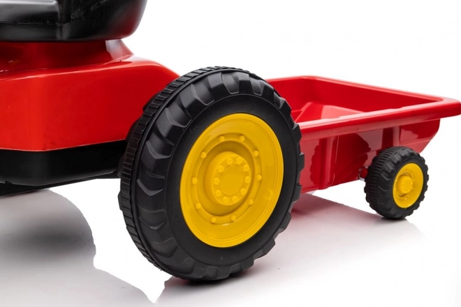 Pedaltraktor in Rot für Kinder