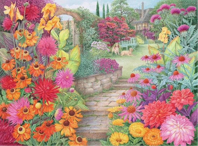 Ravensburger Puzzle Wunderschöne Gärten 4x500 Teile