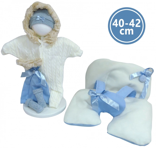 Bekleidungsset für Puppe NEW BORN 40-42 cm