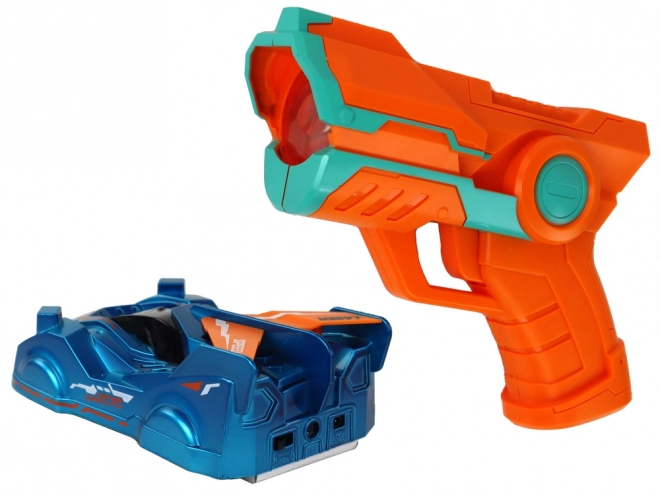 Wandkletterauto mit Laser Blau