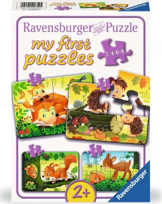 Mein erstes Puzzle Waldtiere 4in1