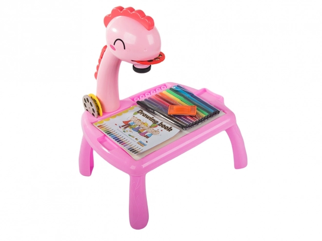 Projektor Tisch mit Zeichnen und Marker für Kinder