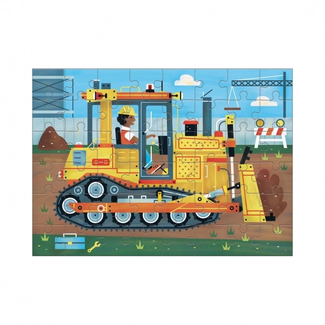 Mudpuppy Bulldozer Puzzle 48 Teile