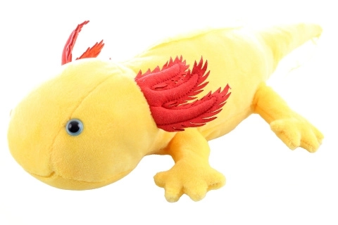Plüsch-Axolotl Gelb