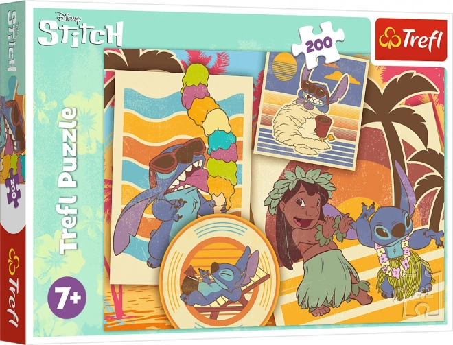 Puzzle 200 Teile Musikwelt Lilo und Stitch