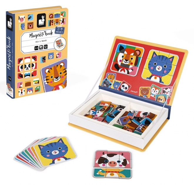 Janod Magnetisches Buch Tiere - Puzzle