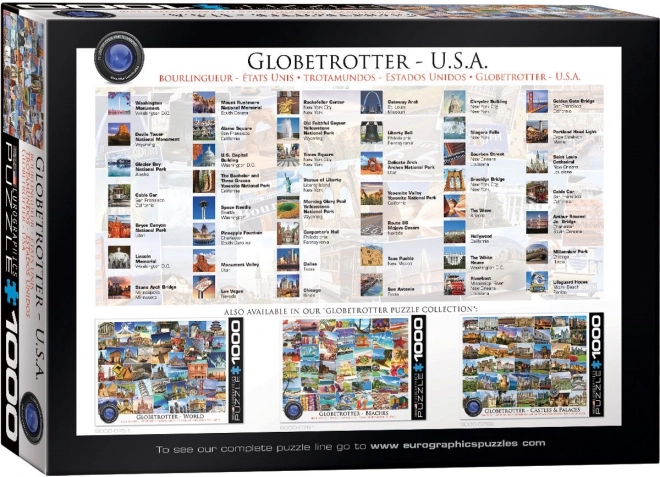 Eurographics Puzzle Globetrotter - USA 1000 Teile