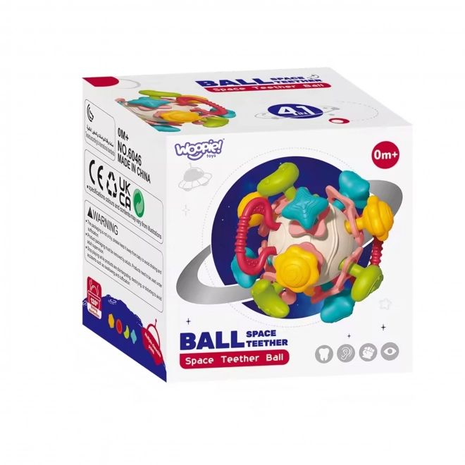 Farbige Rasselball für Babys WOOPIE