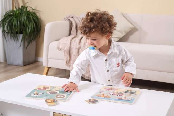 Polar B Puzzle mit Griffen